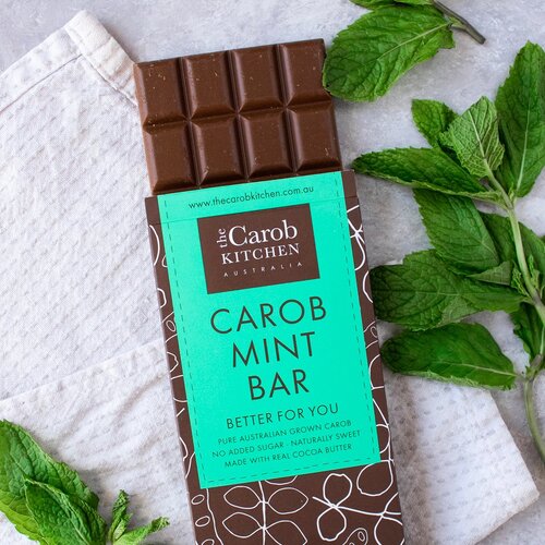 Carob Mint Bar 80g by The Carob Kitchen