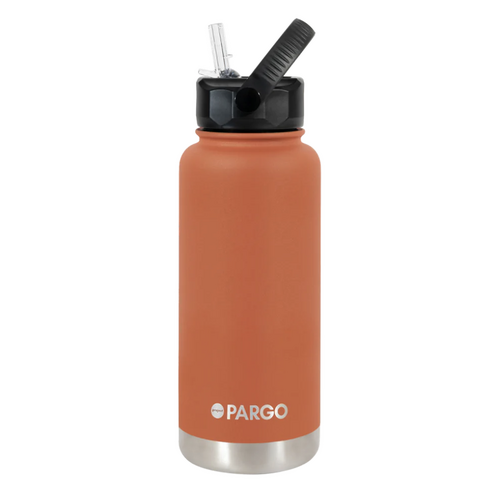 950ml Insulated Sports Water Bottle Outback Red  by Project Pargo 