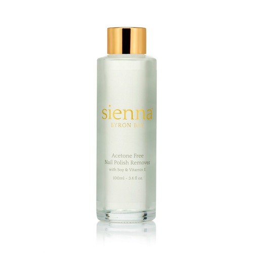 Nail Polish Remover – Water Based with Soy & Vit E  95ml by SIENNA BYRON BAY 