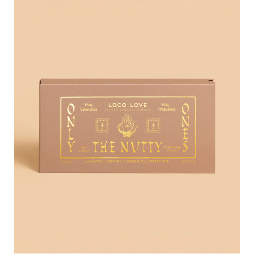 The Nutty One's (4 x 35g Bars) by Loco Love