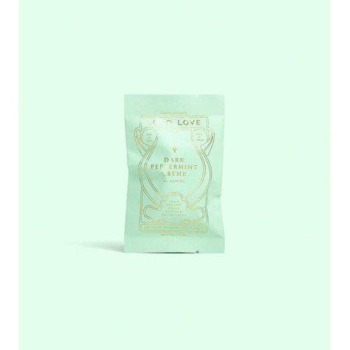 Black Dark Peppermint Creme Single 30g by Loco Love