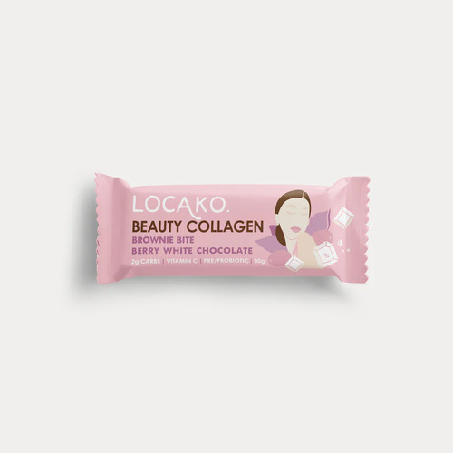 Locako Beauty Collagen Brownie Berry White Choc