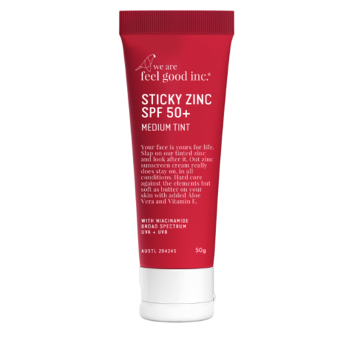 Sticky Zinc SPF50+ Medium Tint 50mg by We are feel good inc.