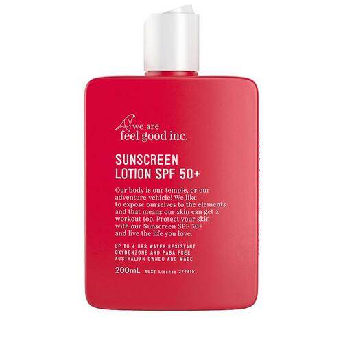 Sunscreen Lotion Signature Red 50+ 200mL by We are feel good inc.