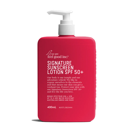 Sunscreen Lotion Signature Red SPF 50+ 400ml by We are feel good inc.