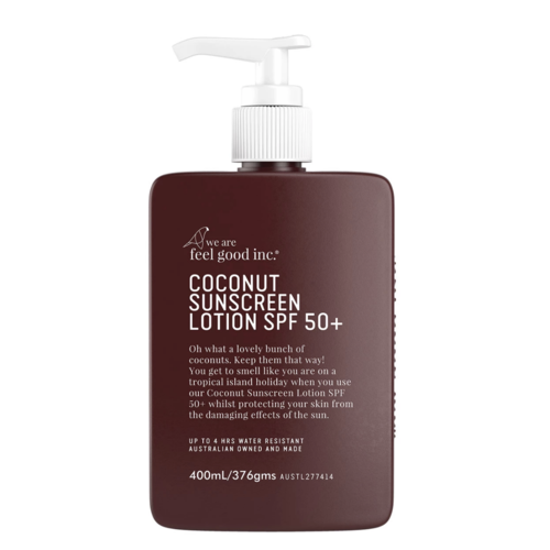 Coconut Sunscreen 50+ 400mL by We are feel good inc.