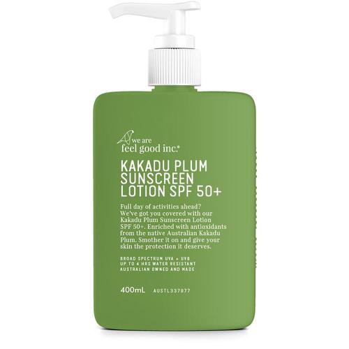 Kakadu Plum Sunscreen lotion SPF 50+ 400ml by We are feel good inc.