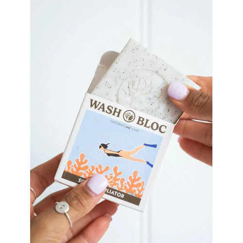 Soap Bar Solid Exfoliator  by Wash Bloc