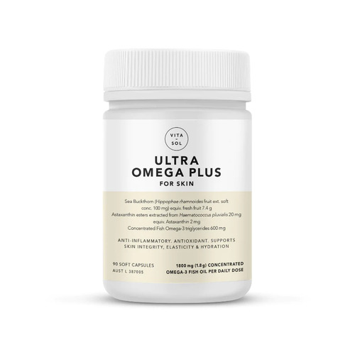 Ultra Omega Plus For Skin 90 caps  by Vita-Sol