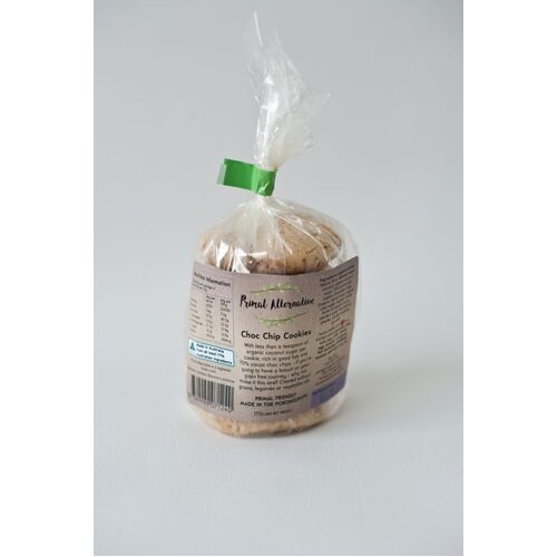 Choc Chip Cookies 170g by Primal Alternative
