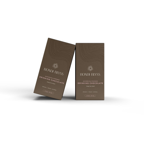 Mushroom Powered Drinking Chocolate by Bondi Blyss