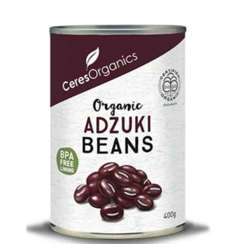 Adzuki Beans Certified Organic (can) 400g by Ceres Organics