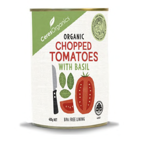 Chopped Tomatoes with Basil 400g