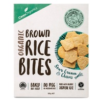 Ceces Organics Rice Bites Sour Cream & Chives