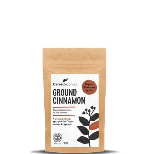 Ground Cinnamon 100g by Ceres Organics