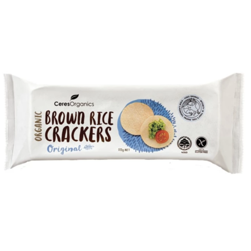 Brown Rice Crackers Original 115g