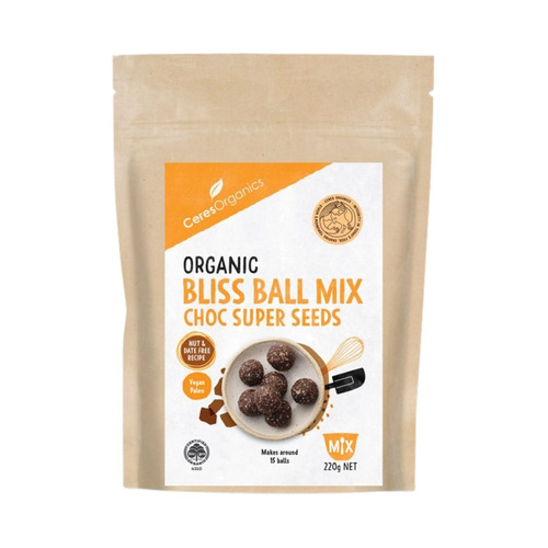Bliss Ball Mix Choc Super Seeds 220g by Ceres Organics
