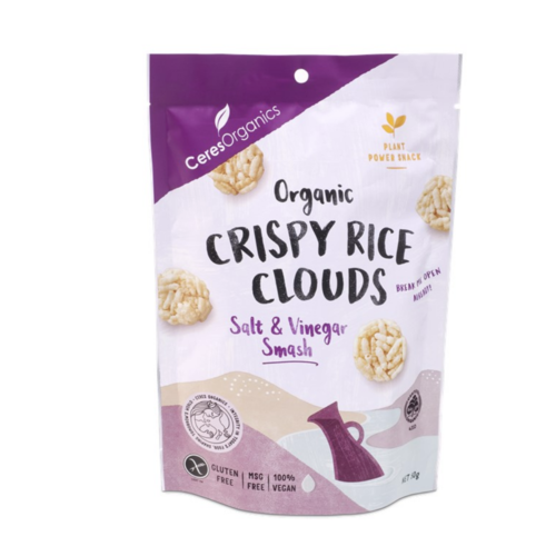 Crispy Rice Clouds Salt & Vinegar Smash 50g