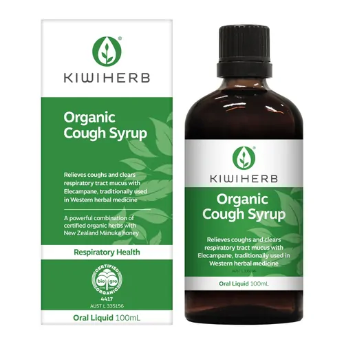 Organic Cough Syrup 100ml by Kiwiherb