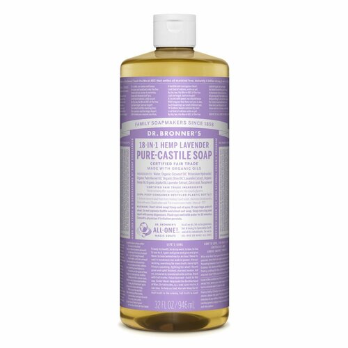 Organic Lavender Hemp Pure-Castile Liquid Soap 946mL