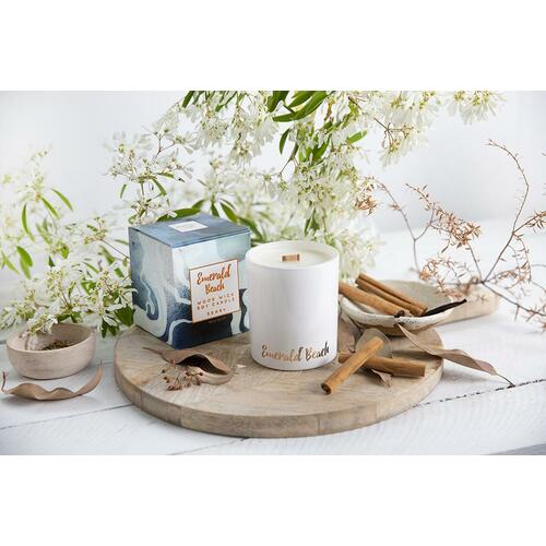 Wood Wick Soy Candle 50hr+ Sand & Soul 