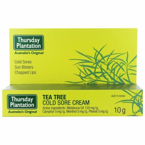 Tea Tree Cold Sore Cream 10g