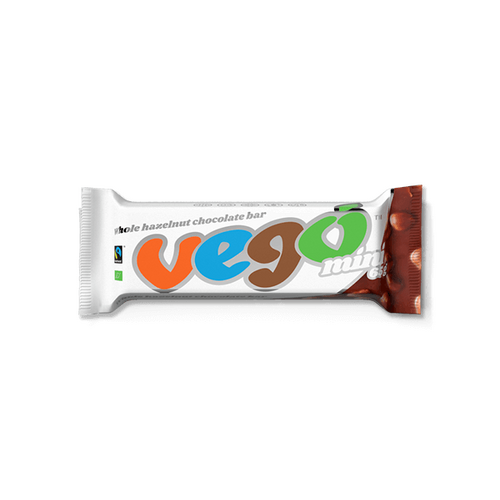 Vego Mini - Whole Hazelnut Chocolate Bar - 65g