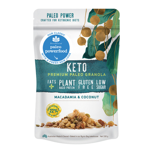 Keto Premium Paleo Powerfood - Macadamia and Coconut 330g