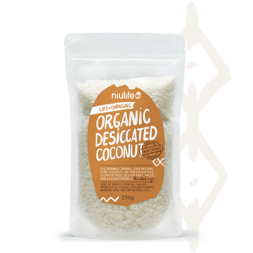 Desiccated Coconut - Certified Organic 250g Pouch