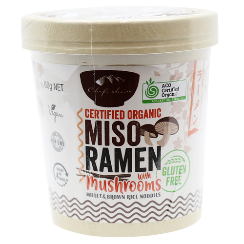 Organic Miso Ramen with Mushrooms - 60g