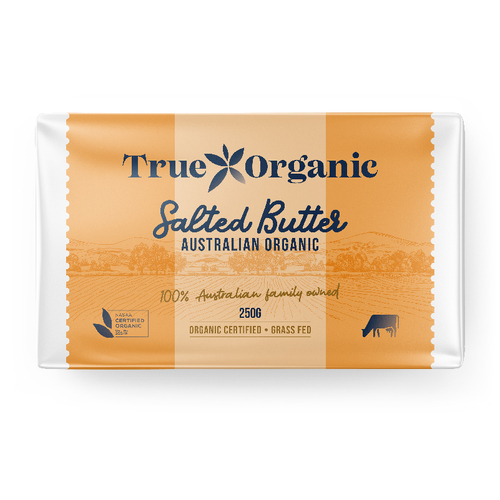 Australian Organic Butter Salted 250g