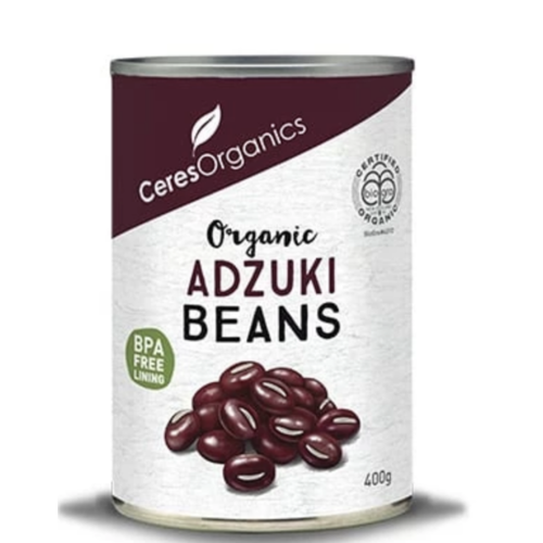 Adzuki Beans Certified Organic (can) 400g