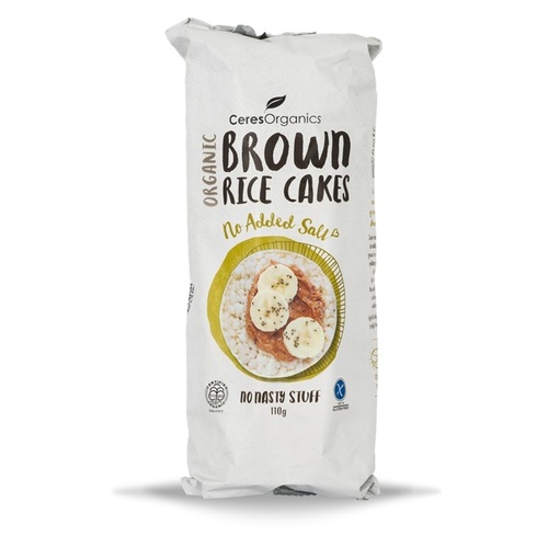 s Brown Rice Cakes No Added Salt 110g