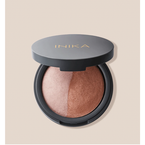 INIKA Organic Mineral Baked Blush Duo Pink Tickle 