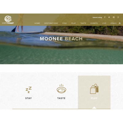 Destination Moonee Beach main image